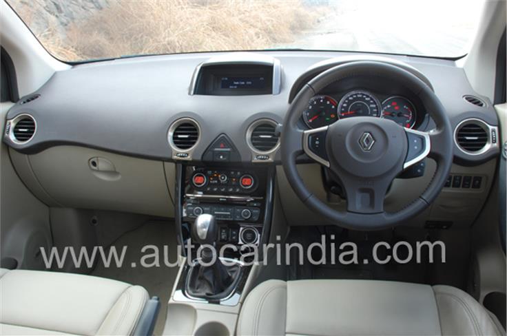 The dash is largely unchanged, although the dashboard audio controls are new.